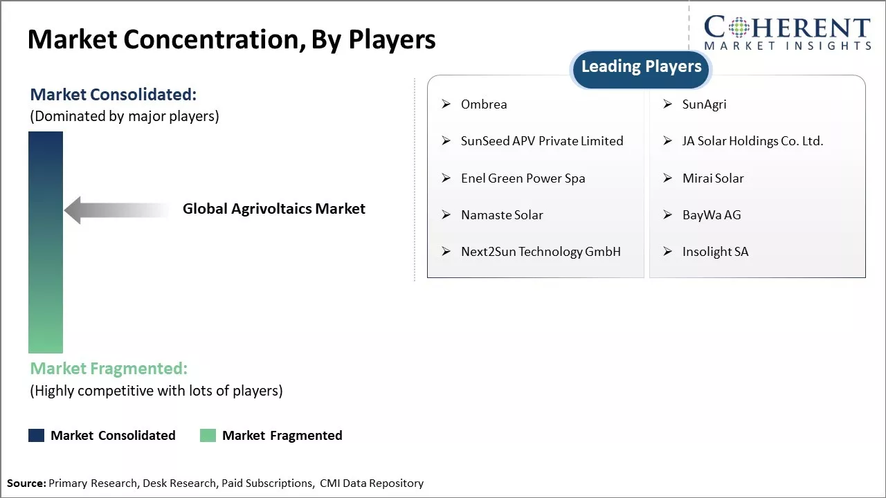 Agrivoltaics Market Concentration By Players