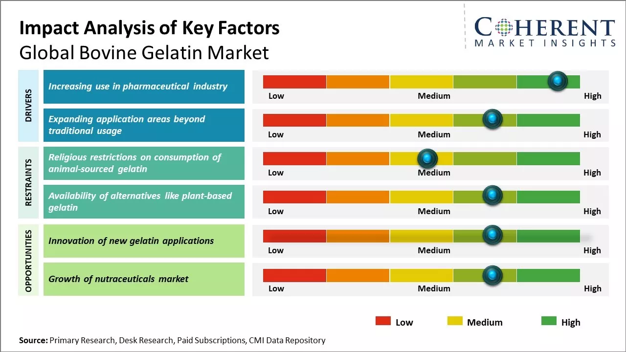 Bovine Gelatin Market Key Factors