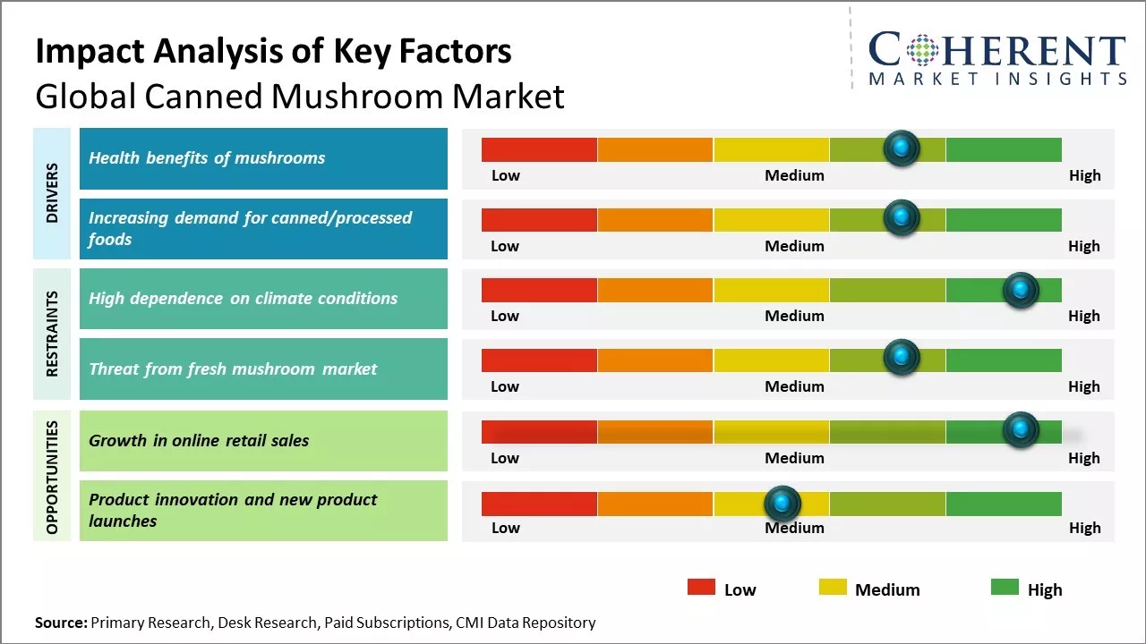 Canned Mushroom Market Key Factors