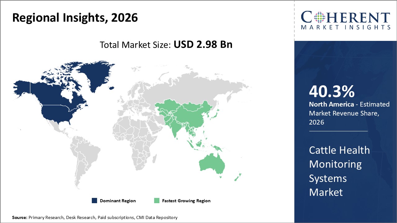 Cattle Health Monitoring Systems Market By Regional Insights Cattle Health Monitoring Systems Market By Regional Insights