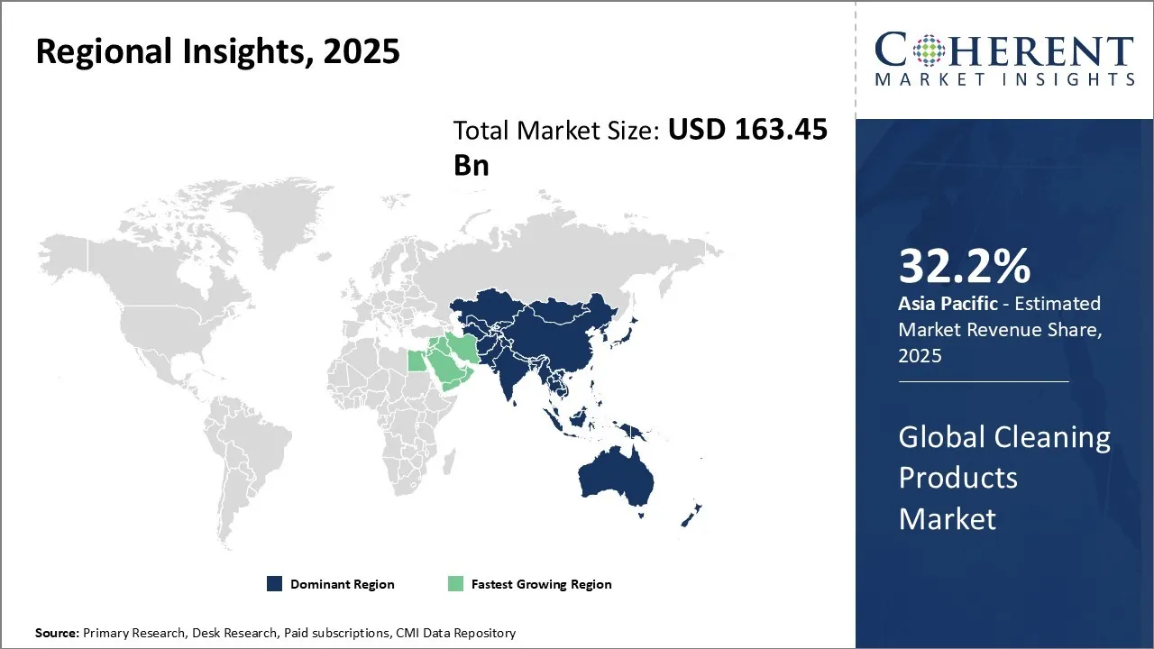 Cleaning Products Market Regional Insights