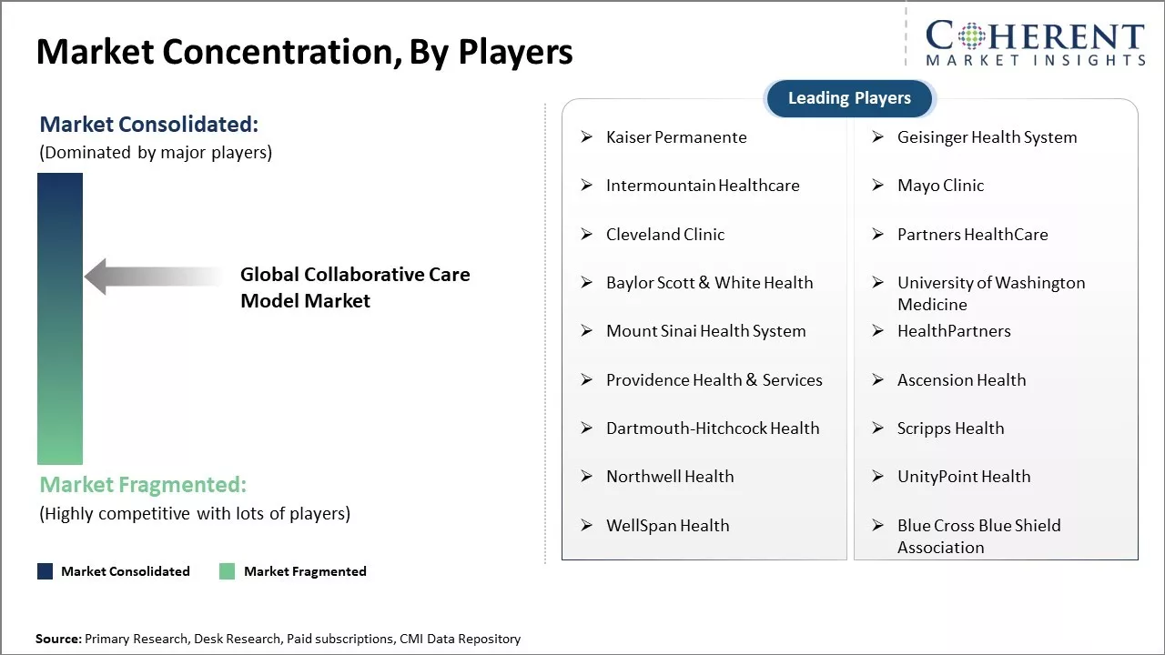 Collaborative Care Model Market Concentration By players