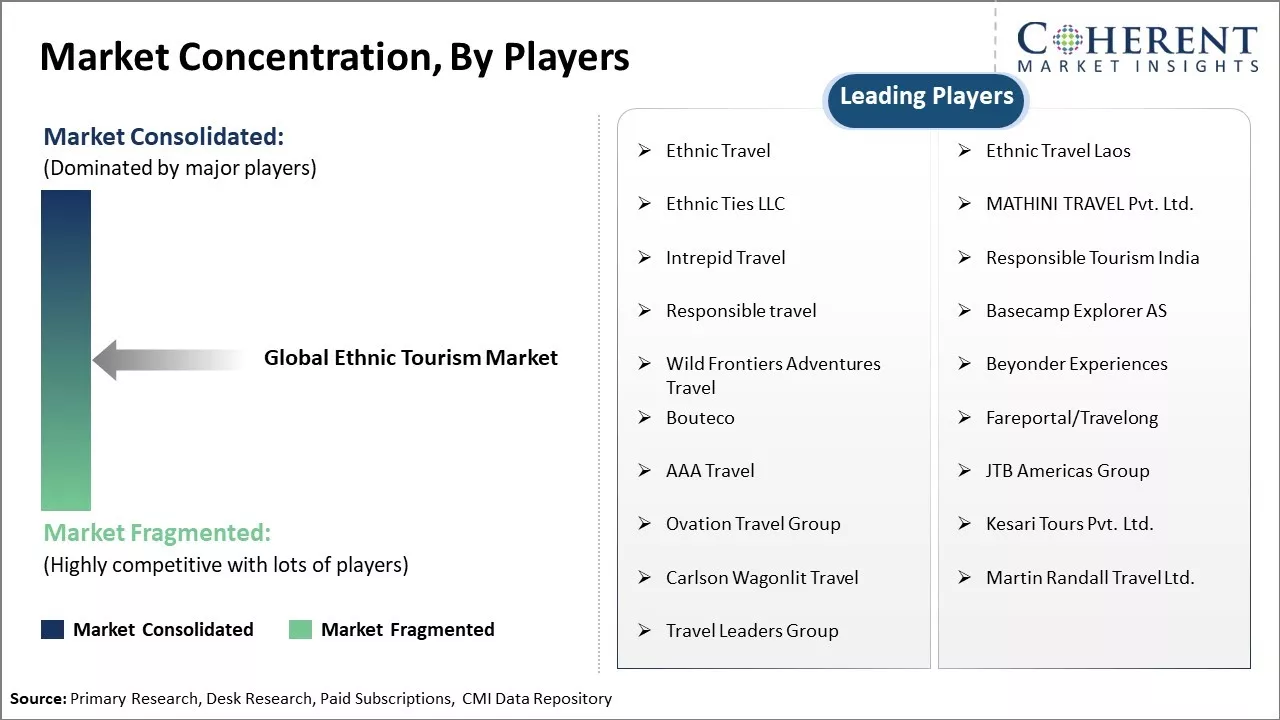 Ethnic Tourism Market Concentration By Players