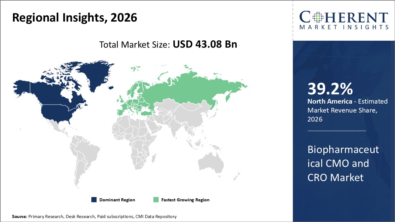 Biopharmaceutical CMO and CRO Market Regional Insights Biopharmaceutical CMO and CRO Market Regional Insights