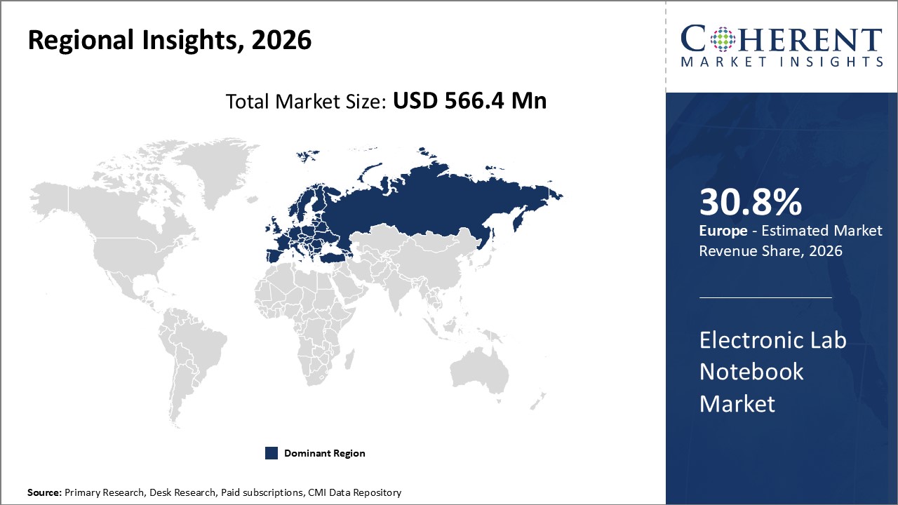 Electronic Lab Notebook Market By Regional Insights Electronic Lab Notebook Market By Regional Insights