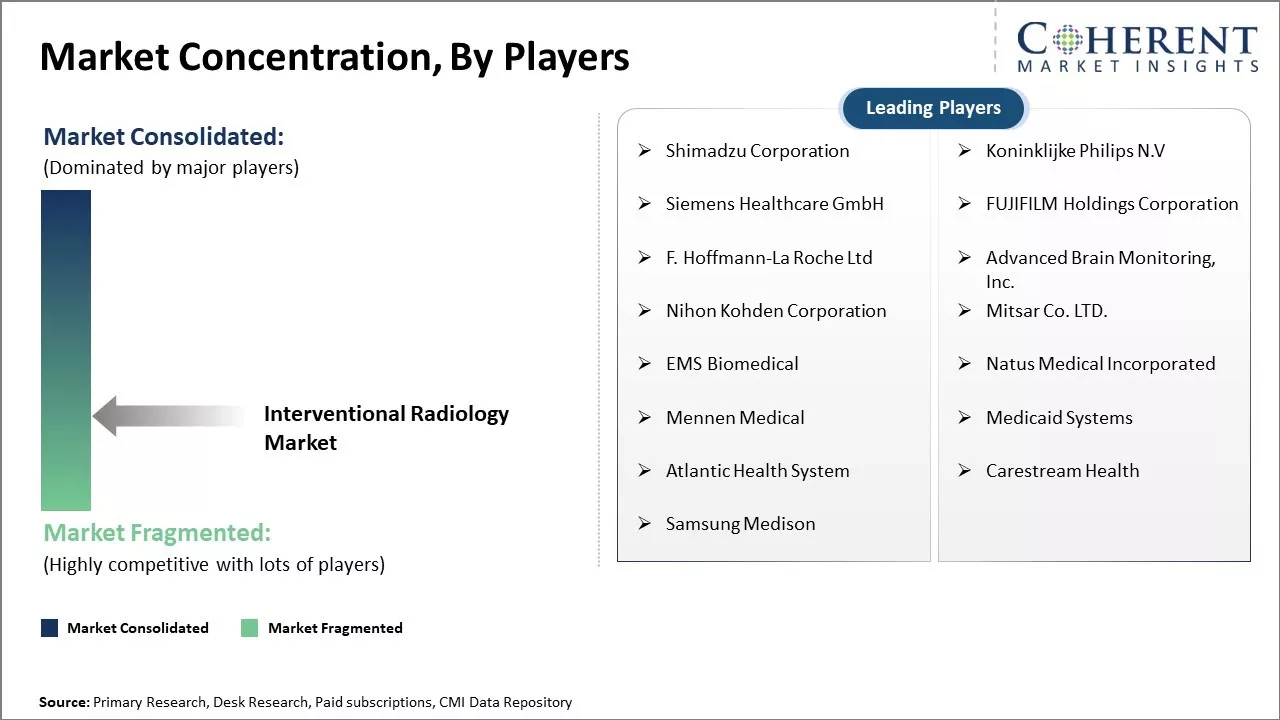 Interventional Radiology Market Concentration By Players