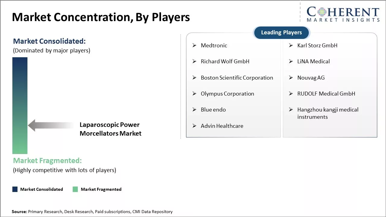 Laparoscopic Power Morcellators Market Concentration By Players