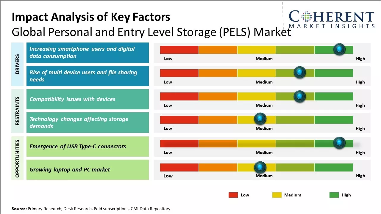 Personal and Entry Level Storage (PELS) Market Key Factors