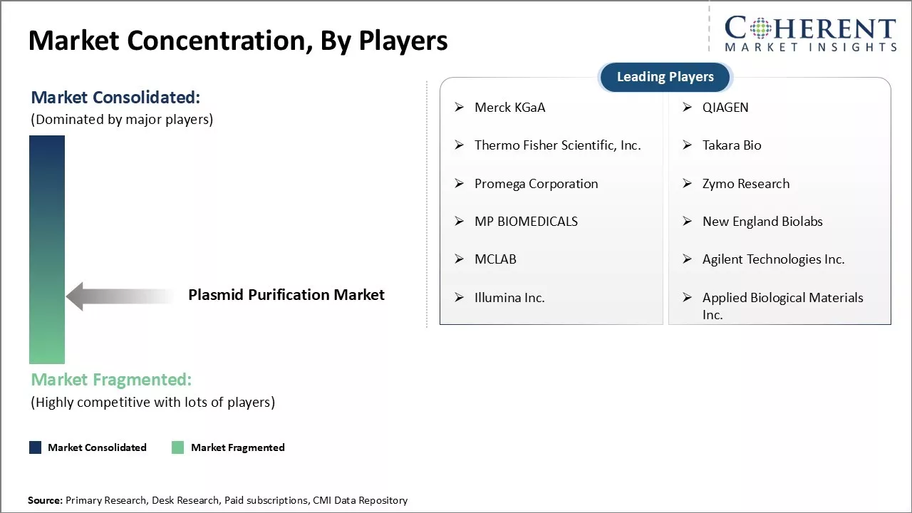 Plasmid Purification Market Concentration By Players