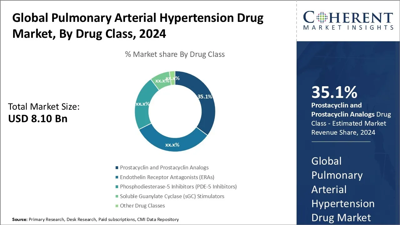 Pulmonary Arterial Hypertension Drug Market By Drug Class