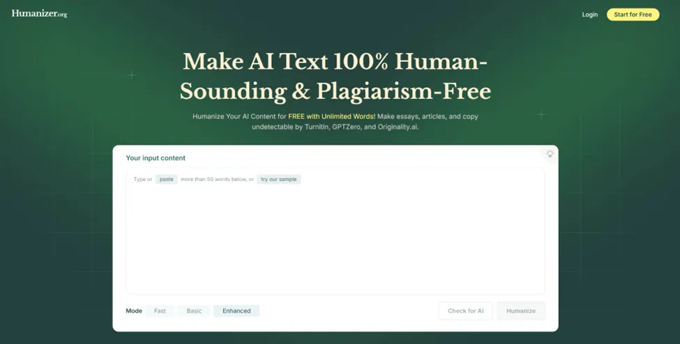 Humanizer.org – The Versatile Rewriting Tool