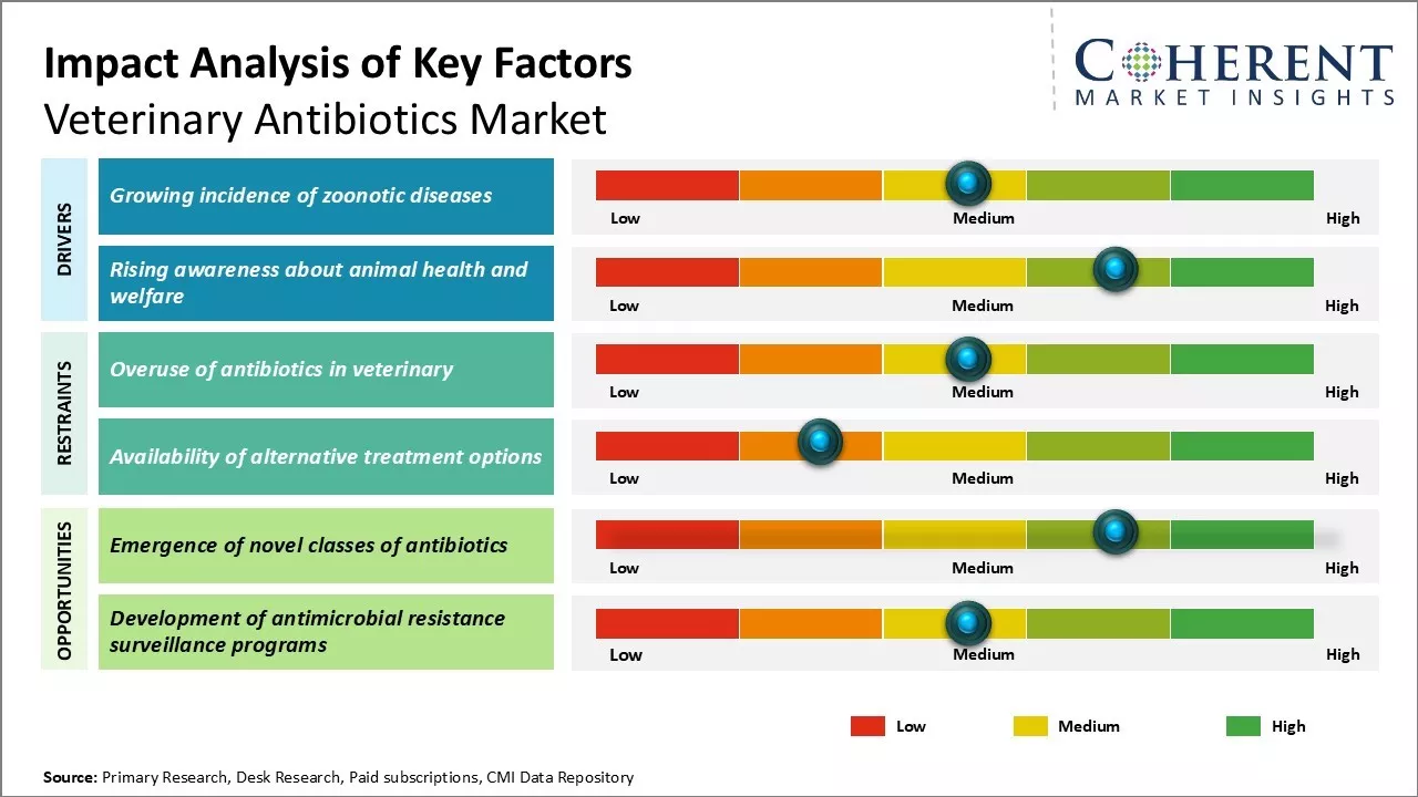 Veterinary Antibiotics Market Key Factors